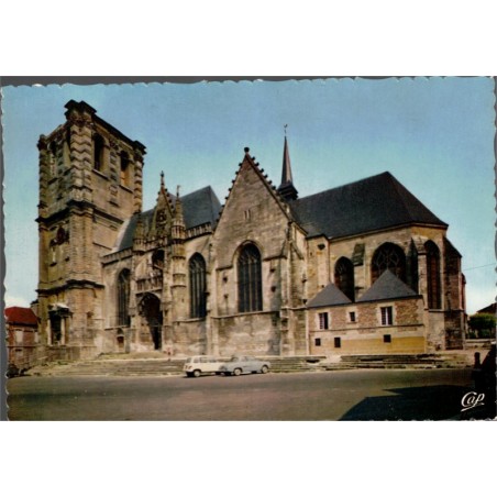 Rethel, église Saint-Nicolas, carte postale Ardennes 08 - villages, églises,