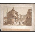 Carte lithographie Siège et bombardement de Strasbourg en 1870,  Orfèvrerie Holl, Münch, 1871 - guerre franco-prussienne,