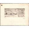 Lithographie Orée du bois, De Fresnette 1989, numérotée -