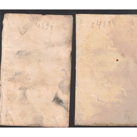 Paire d'estampes des écrivains allemands Rabener et Hoffmann, par Graff et Haid - début 1800,