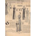 Mode Pratique et Françoise réunies, 8 mai 1937 N°19  - mode 1930, vintage, magazines mode, couture