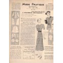 Mode Pratique et Françoise réunies, 8 mai 1937 N°19  - mode 1930, vintage, magazines mode, couture