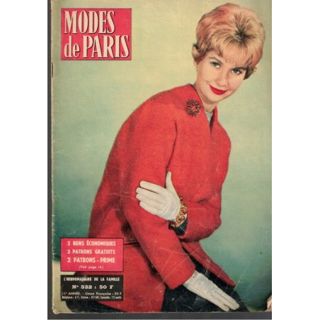 Modes de Paris 1957 N°532  - mode 1950, vintage, magazines mode, roman-photos,