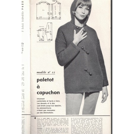 Laines et aiguilles, sept 1962 N°90 -  tricot, mode 1960, vintage,