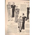 Mode Pratique et Françoise réunies, 12 déc 1936 N°50  - mode 1930, magazines mode, couture, recettes cuisine d'hiver