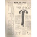 Mode Pratique et Françoise réunies, 15 déc 1934 N°50  - mode 1930, vintage, magazines mode, couture