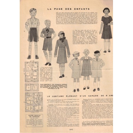 Mode Pratique et Françoise réunies, 15 déc 1934 N°50  - mode 1930, vintage, magazines mode, couture