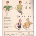 Jeux d'aiguilles 1960 - magazine féminin, broderie, couture, tricot, mode 1960