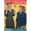 Femmes d'Aujourd'hui 18 octobre 1956 N°598 - mode 1950, vintage, magazines mode, couture, tricot, actualités 1950
