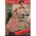 Femmes d'Aujourd'hui 30 mai 1953 n°421 - mode 1950, vintage, magazines mode, couture, tricot, actualités 1950