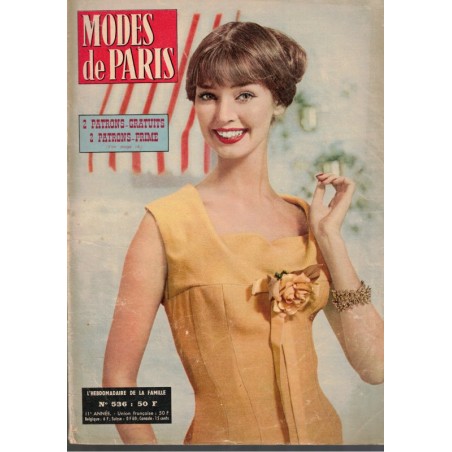 Modes de Paris 1957 N°536  - mode 1950, vintage, magazines mode, roman-photos,