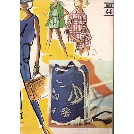 Printemps été 1963, 400 modèles, album de Marie-Claire N°29 - mode 1960, vintage, magazines mode,