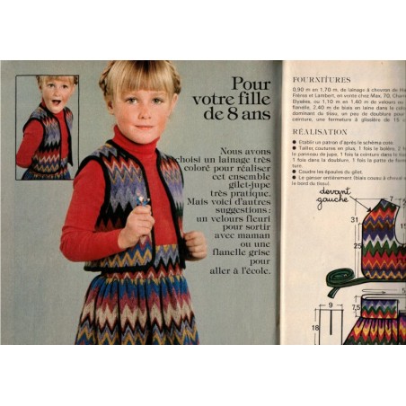 Femmes d'Aujourd'hui, 22 déc 1976 N°1651  - réveillon, mode 1970, vintage, magazines mode, couture, cuisine, roman-photos