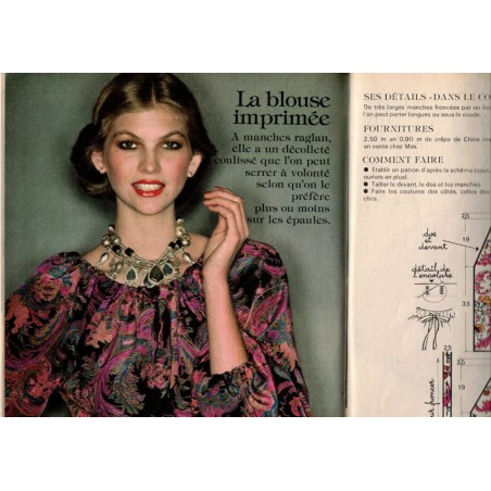 Femmes d'Aujourd'hui, 22 déc 1976 N°1651  - réveillon, mode 1970, vintage, magazines mode, couture, cuisine, roman-photos