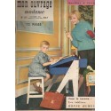 Mon ouvrage Madame octobre 1958 N°121- magazine féminin, école 1950, broderie, tricot, mode 1950