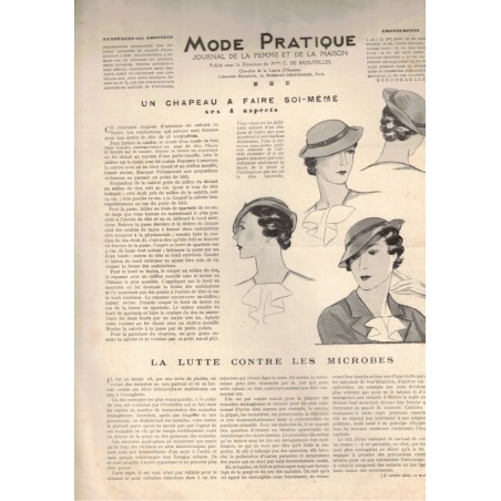Mode Pratique, 10 nov 1934 N°45  - mode 1930, vintage, magazines mode, couture, tricot
