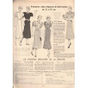 Mode Pratique et Françoise Réunies, 26 déc 1936 N°52  - mode 1930, vintage, magazines mode, couture