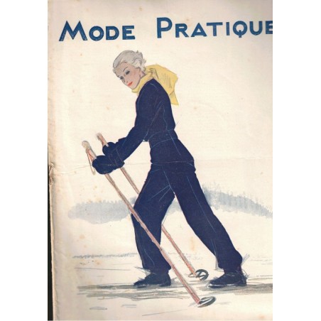 Mode Pratique, 22 déc 1934 N°51  - mode 1930, vintage, magazines mode, couture