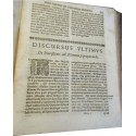 Daté de 1725, Paulo Segneri, Homo Christianus sive Discursus morales, Partie 3 - édition XVIIIe s., latin, théologie,