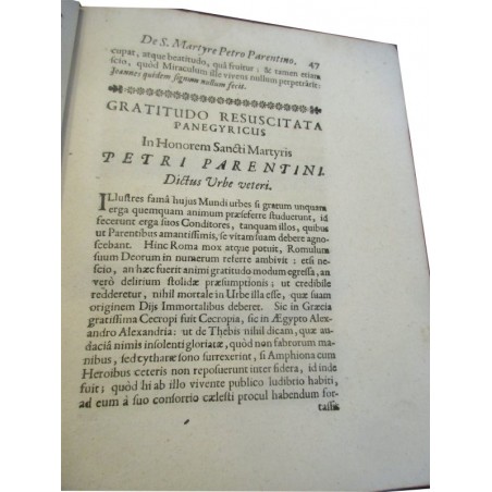 Daté de 1725, Paulo Segneri, Panegyrici Sacri - édition XVIIIe s., théologie, latin, Jésuite,