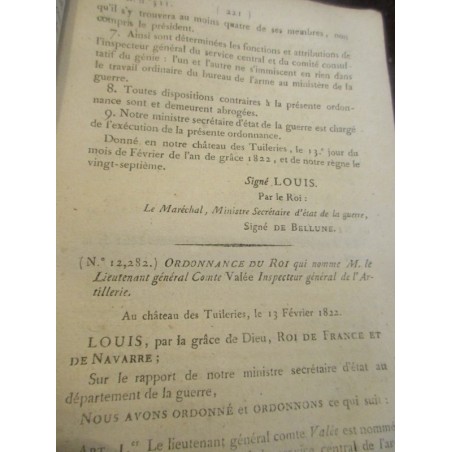 Bulletin des lois du Royaume de France 1822, T14 - Restauration, Charles X, Louis XVIII, législation, lois 1822, manuels Droit,