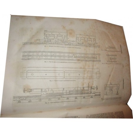 Chemins de fer, en 1840 - Encyclopédie catholique, Abbé Glaire et Le Wash, 1841, Tome 8  - trains, industrie XIXe siècle