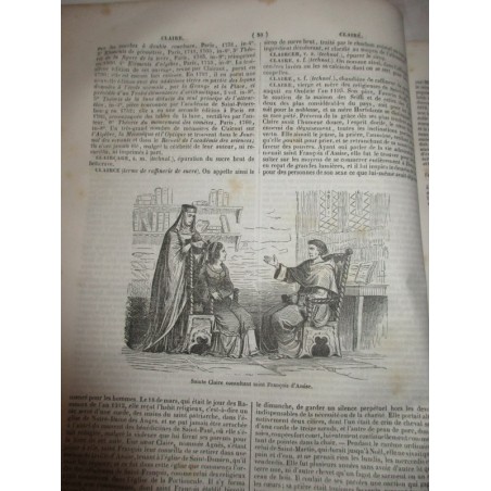Chemins de fer, en 1840 - Encyclopédie catholique, Abbé Glaire et Le Wash, 1841, Tome 8  - trains, industrie XIXe siècle