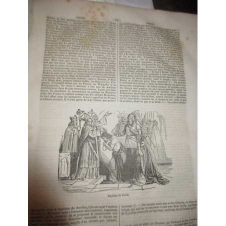 Chemins de fer, en 1840 - Encyclopédie catholique, Abbé Glaire et Le Wash, 1841, Tome 8  - trains, industrie XIXe siècle