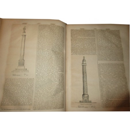 Chemins de fer, en 1840 - Encyclopédie catholique, Abbé Glaire et Le Wash, 1841, Tome 8  - trains, industrie XIXe siècle
