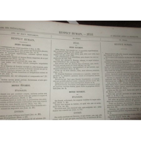 Panorama des prédicateurs ou répertoire pour l'improvisation et la composition du sermon, Abbé Martin, 1860 - liturgie, messe,
