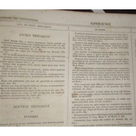 Panorama des prédicateurs ou répertoire pour l'improvisation et la composition du sermon, Abbé Martin, 1860 - liturgie, messe,