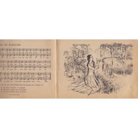 Voix amies, 40 chansons populaires françaises, William Lemit, 1949 - partition, musique, chants, jeunesse