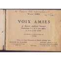 Voix amies, 40 chansons populaires françaises, William Lemit, 1949 - partitions musique, chants pour chorales, chants jeunesse