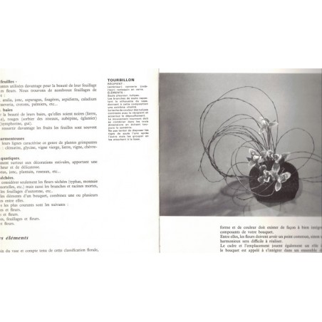 L'art du bouquet japonais, Ikéban, Marcel Vrignaud, 1969 - Japon, botanique, flore, fleurs, décoration intérieure,