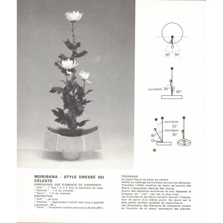 L'art du bouquet japonais, Ikéban, Marcel Vrignaud, 1969 - Japon, botanique, flore, fleurs, décoration intérieure,