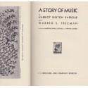 A story of music, Buxton Barbour & Freeman, 1947 - musique, musiciens, Etats-Unis