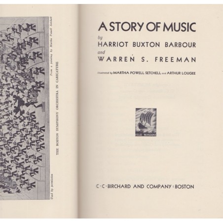 A story of music, Buxton Barbour & Freeman, 1947 - musique, musiciens, Etats-Unis