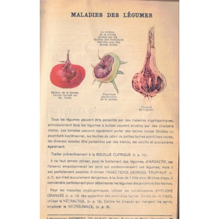 Défendez vous contre les parasites qui détruisent vos récoltes, Georges Truffaut, 1932 -, agriculture, jardinage, botanique,