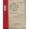 Exercices latins, classes de 4e et 3e,  H. Petitmangin, 1940 - manuels latin