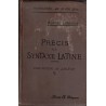 Précis de syntaxe latine, Alfred Lerouge, 1905 -  manuels latin