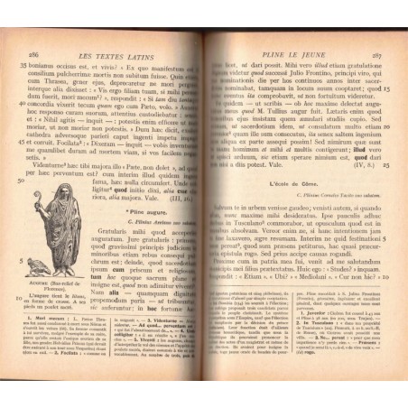 Les textes latins, classes de seconde et première, Albert Bazouin, 1956 - manuels latin, littérature latine,