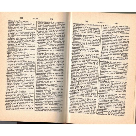 Le latin en poche, dictionnaire latin français, Henri Goelzer, 1963 - manuels latin,
