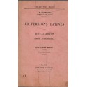 50 versions latines de baccalauréat, 4e série, Schrickle, 1956 - manuels latin, annales baccalauréat,