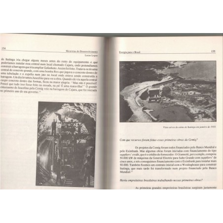 Brésil, économie du Brésil - Lucas Lopes, Memorias do desenvolvimento, 1991 - électricité, industries brésiliennes,