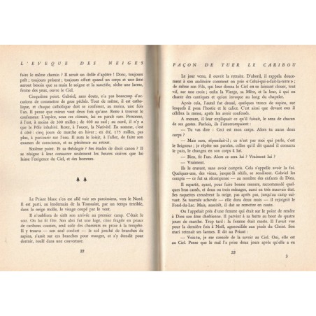 L'évêque des neiges, Roland Cluny, 1954 - Canada, grand nord, esquimaux, missionnaire, Oblats,