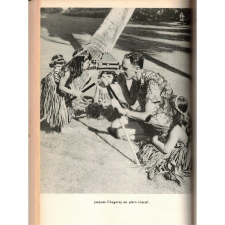Hawaï, îles de rêve, Jacques Chegaray, 1957 - dédicacé à Raymond Surleau Pondichéry, Etats-Unis, îles du Pacifique, tourisme,