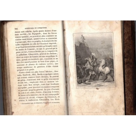 Aventures et conquêtes de Fernand Cortez au Mexique, Henri Lebrun, 1842- XVIe siècle, Amérique latine, anthropologie,