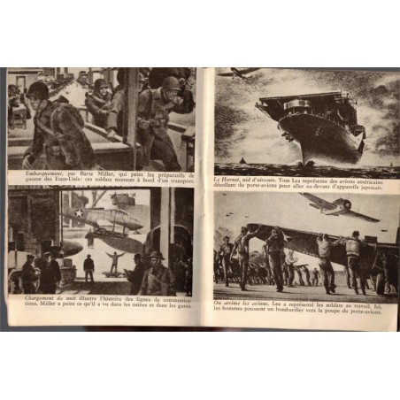 Rare! Propagande Armée USA en 1944, 3 livrets  - Amérique 1944, 2e guerre mondiale, histoire Amérique, militaire, Etats-Unis,