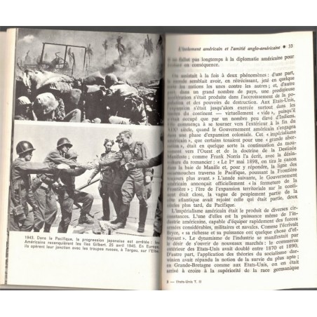 Les Etats-Unis histoire politique économie, 2 tomes, Allen, Marabout 1967 - politique américaine, histoire Amérique, Etats-Unis,