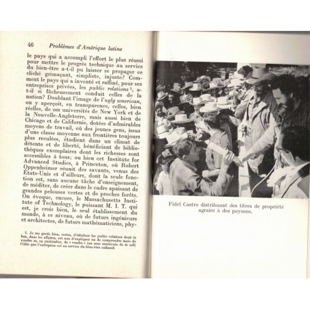 Problèmes d'Amérique latine II, Signal d'une troisième voie, Georges Friedmann, 1961 - Mexique, Cuba,